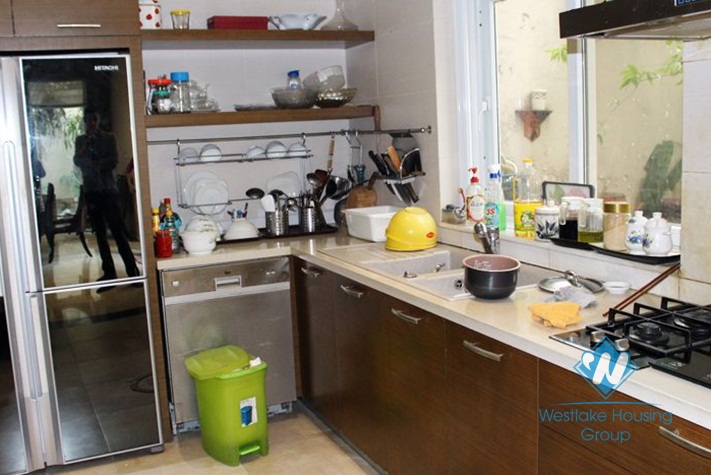 Furnished large villa with 4 bedrooms for rent in Ciputra, Westlake, Tay Ho, Hanoi, Vietnam